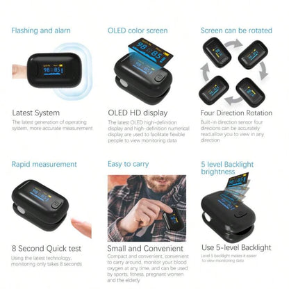 جهاز قياس نبض الإصبع المنزلي